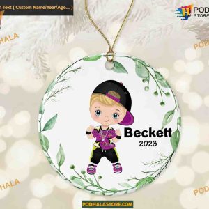 Hip Hop Boy Personalized Ornament 2023, Custom Christmas Keepsake