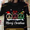 Hippie Christmas Peace Shirt, A Retro Family Christmas Shirt Ideas