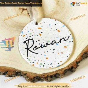 His Birthday Keepsake Customized Ceramic Ornament