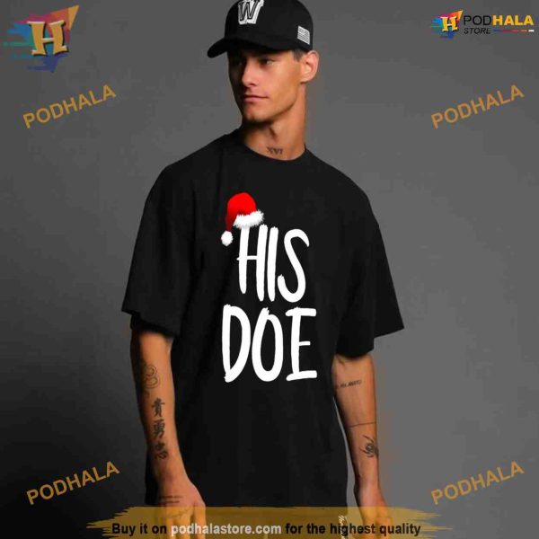 His Doe Christmas Shirt For Women Men