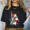 Ho Ho Ho Snoopy and Peanuts Reindeer Santa Xmas Shirt, Funny Christmas Gift Ideas