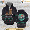 Ho Ho Ho Ugly Xmas 3D Hoodie Christmas, Funny Xmas Gifts