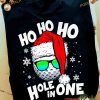 Hole in One Santa Golf Shirt, Family Christmas Shirt Ideas