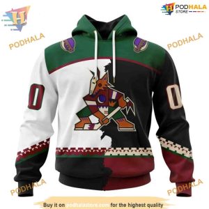 Home And Away Mix 2023 NHL Arizona Coyotes Hoodie 3D Personalized Arizona Coyotes Apparel 1