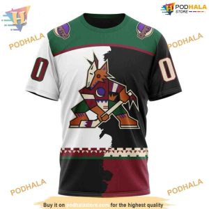 Home And Away Mix 2023 NHL Arizona Coyotes Hoodie 3D Personalized Arizona Coyotes Apparel 3