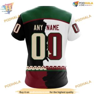 Home And Away Mix 2023 NHL Arizona Coyotes Hoodie 3D Personalized Arizona Coyotes Apparel 4