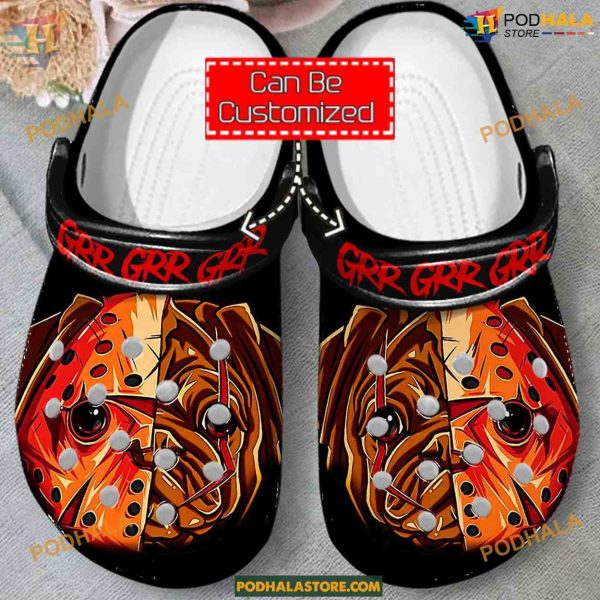 Honor Mask Pug Print Animal Clog Crocs for Men and Women
