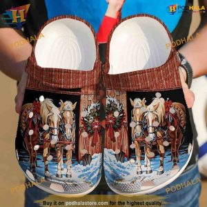 Horse Christmas Ride Crocs Classic Clogs, Creative Christmas Gifts