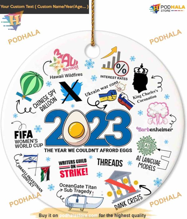 Hot Topics 2023 Christmas Ornament, Family & Friends Memorable Gift