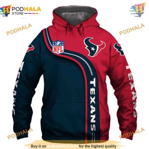 Houston Texans 3D Hoodie Cute Sweatshirt, Perfect Fan Gift