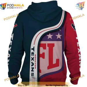Houston Texans 3D Hoodie Pullover Sweatshirt NFL Fans Choice 2
