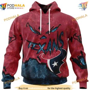 Houston Texans 3D Hoodie with Devil Eyes Fans Delight 1