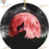 Howling Wolf 2023 Ornament, Unique Family Christmas Tree Decoration