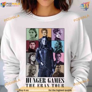 Hunger Games Eras Tour Unisex Shirt, Jennifer Lawrence Hoodie, Hunger Games Gift