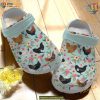 I Love Chickens Flowers Crocbland Clogs, Funny and Trending Shoes