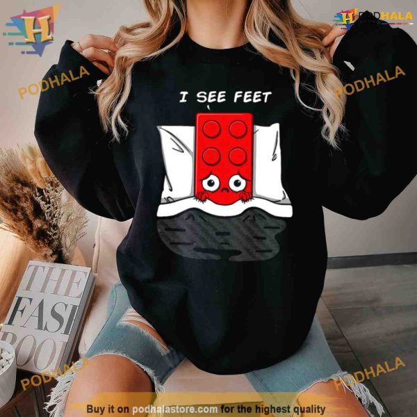 I See Feet Christmas Shirt For Women Men