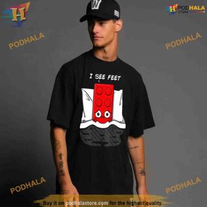 I See Feet Christmas Shirt For Women Men 2