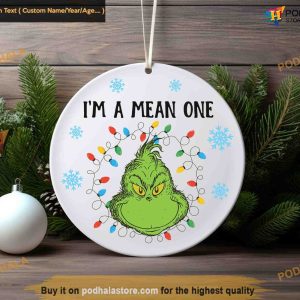Im The Mean One Grinch Xmas Ornament Unique Grinch Tree Decorations 3