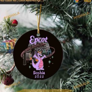 Imagination Takes Flight Personalized Epcot Figment Ornament, Fantasy & Fun