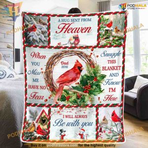 In Memory Hug - Custom Sympathy & Christmas Blanket for Family