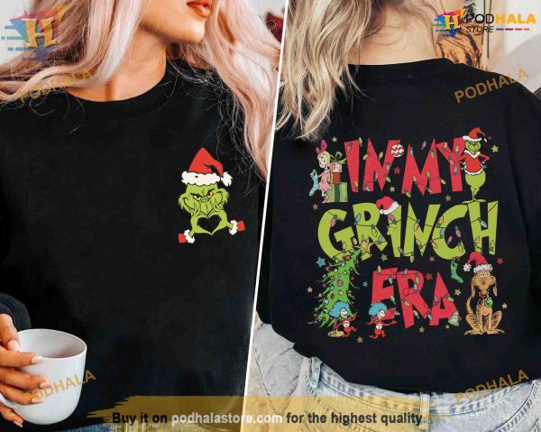 In My Grinch Era Christmas Sweatshirt, Funny Grinch Shirt, Grinchmas Shirt