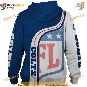 Indianapolis Colts 3D NFL Hoodie Essential NFL Apparel for Fans 2