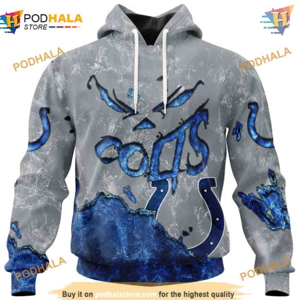 Indianapolis Colts Devil Eyes 3D Hoodie, Prime NFL Merchandise