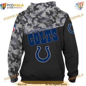 Indianapolis Colts Military NFL Hoodie 3D New Season NFL Merchandise 2
