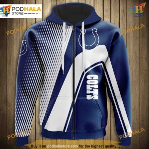 Indianapolis Colts NFL Hoodie 3D Affordable NFL Merchandise Sweatshirt 3