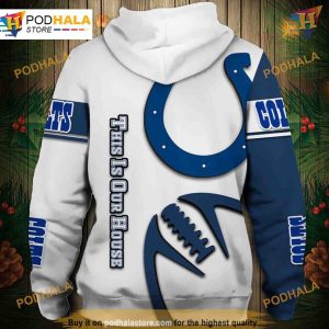 Indianapolis Colts NFL Hoodie 3D Graphic Affordable NFL Apparel Pullover 2