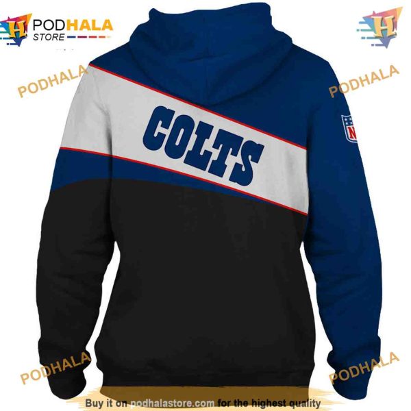 Indianapolis Colts NFL Hoodie 3D, New Season NFL Merchandise Pullover