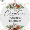 Industrial Engineer's First Christmas Ornament 2023, Friends Christmas Ornaments