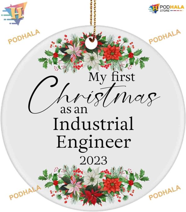 Industrial Engineer’s First Christmas Ornament 2023, Friends Christmas Ornaments