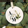 Initials & Botanical Ceramic Keepsake, Personalized Gift