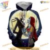 Jack & Sally Nightmare 3D Hoodie, An Enchanting Xmas Gift