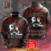 Jack, Sally & Nightmare Christmas Design Hoodie, Unique Gift