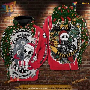 Jack Skellington Merry Xmas 3D Hoodie, A Special Christmas Gift