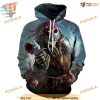 Jack Skellington & Sparrow 3D Hoodie, Funny Xmas Gifts