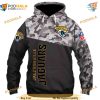 Jacksonville Jaguars Military NFL Hoodie 3D, Durable NFL Merchandise