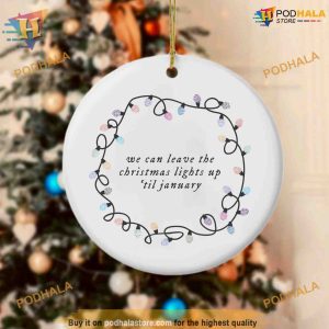 January Lights Ornament Funny Christmas Ornaments Taylor Theme 2