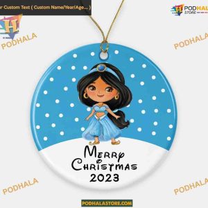 Jasm-Ine Princess 2023 Ornament, Fun Family Christmas Gifts