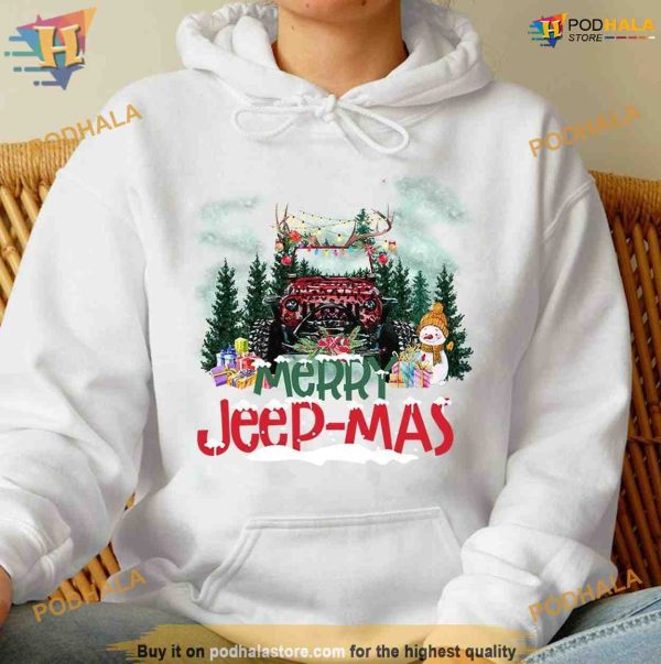 Jeepmas Christmas Day Fun Shirt, Family Funny Christmas Shirt
