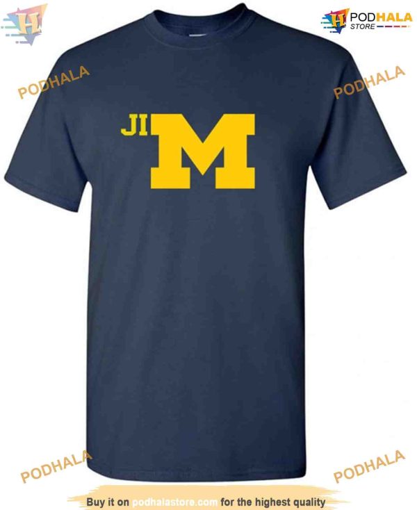 Jim Harbaugh T-shirt, Trending Michigan Football, Free UofM Gear