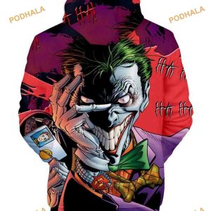 Joker 3D Hoodie Joker Style Funny Trending Apparel 2