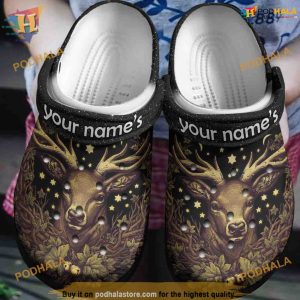 Jungle Natural Deer Shoes, Creative Christmas Gifts for Hunters