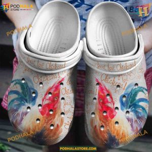 Just Love Chickens Crocs Classic Clogs, Trending Gifts for Animal Lovers