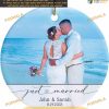 Just Married Christmas Personalized Ornament 2023, Newlywed Keepsake
