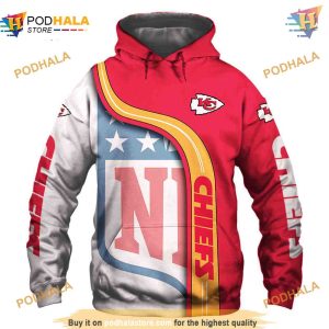Kansas City Chiefs 3D Hoodie Pullover Sweatshirt NFL for fans Chiefs Gifts 1