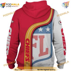 Kansas City Chiefs 3D Hoodie Pullover Sweatshirt NFL for fans Chiefs Gifts 2