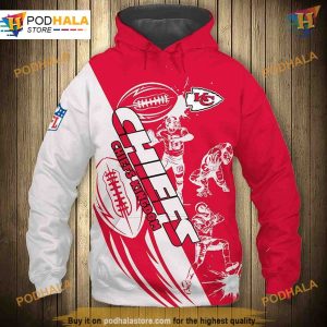 Kansas City Chiefs Hoodie 3D Cartoon Player Cute Chiefs Gifts 1
